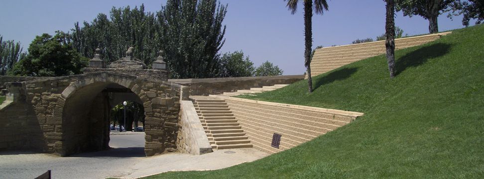 Murs de contenció de terra armada sostenibles Ab Stones en La Seu Vella de Lleida.